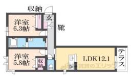 グリナージュ郷之山２間取り図面