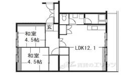 釈尊寺第二団地３８号棟間取り図面