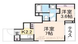 ヴィオラ　パッソ５間取り図面