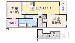 ソレイユ　メゾン２間取り図面
