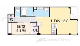 エヌ．プレジール間取り図面
