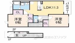 ベル　ファミーユ１1番館間取り図面