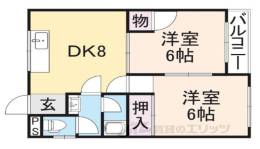 禁野ハイツ間取り図面