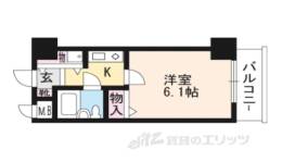 ライオンズマンション四条烏丸間取り図面