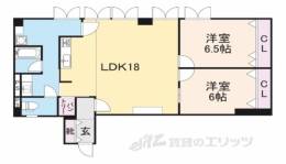 PHOENIX COURT 交野２間取り図面