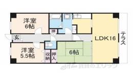 PHOENIX COURT 交野２間取り図面