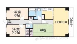 PHOENIX COURT 交野２間取り図面
