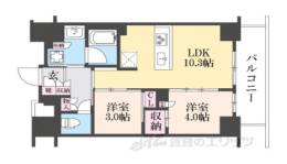 イニシア京都五条間取り図面
