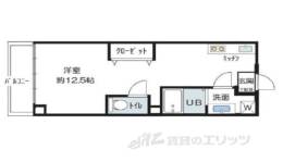 ハイツじょうもん1間取り図面