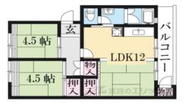 郡山駅前団地１４号棟間取り図面