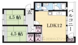 郡山駅前団地１４号棟間取り図面