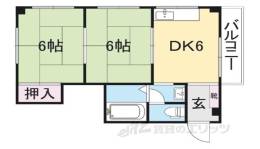 グランデ東香里２間取り図面