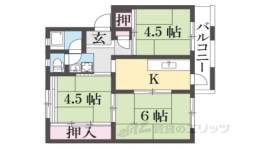 西大和片岡台団地５７号棟間取り図面