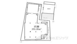 平安ハイツ1階店舗間取り図面