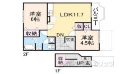 アサテラス１間取り図面