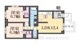 讃良レジデンス間取り図面