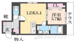 グランツ東香里園町間取り図面