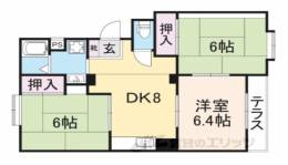 ハピネス西口２間取り図面