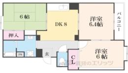 ハピネス西口２間取り図面