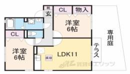 ディアコート２間取り図面