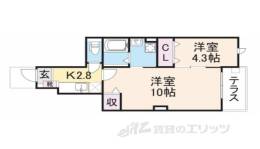 オーセンティック４間取り図面