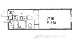レオパレス藤阪中町間取り図面