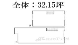 中書島駅前貸店舗間取り図面