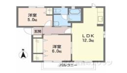 フローラルコートＡ間取り図面