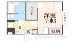 レオパレス三条東山間取り図面