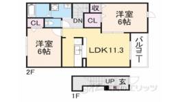 コモドビラⅧ間取り図面