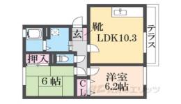 セジュールＮ　２棟間取り図面