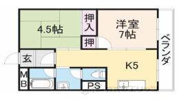 グロース寝屋川１間取り図面