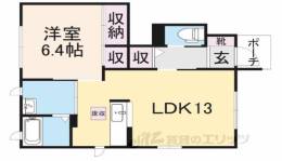 オーク・ヴィレッジＣ間取り図面