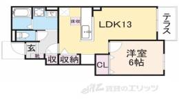アルファハイム３間取り図面