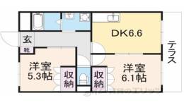 ＫＯＷＡガーデンハイツ１間取り図面