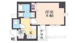 MV.IMP京都九条間取り図面