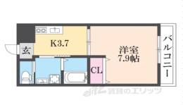 ウエストヴィレッジⅩ１間取り図面
