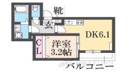ジーメゾン寝屋川アベニール間取り図面
