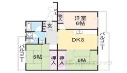 真美ケ丘６丁目団地２１号棟間取り図面