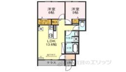 ファミールＤ希３間取り図面