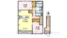 ファミールＤ希３間取り図面