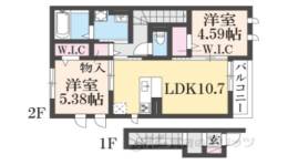 グレイスコーポ５間取り図面