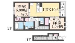 グレイスコーポ５間取り図面