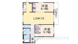 クレメンテカミダＡ間取り図面