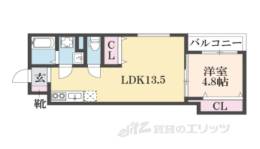 アート萱島Ｅａｓｔ　Ａ間取り図面