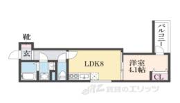 アート萱島Ｅａｓｔ　Ａ間取り図面