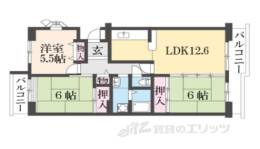 奈良青山一丁目団地０５号棟間取り図面