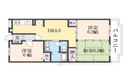シェーヌ生駒間取り図面