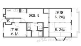 シェーヌ生駒間取り図面