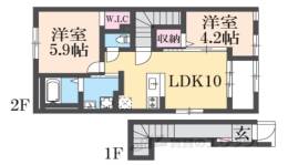ワーサンライト２１間取り図面